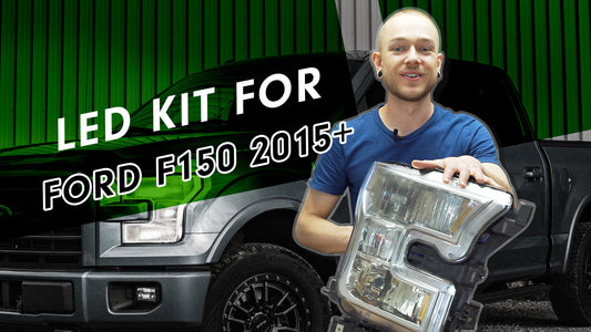 LED Kit For Ford F150 2015+ (with halogen headlight bulbs)