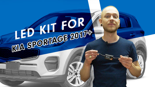 LED Kit For Kia Sportage 2017+ (with halogen headlight bulbs)