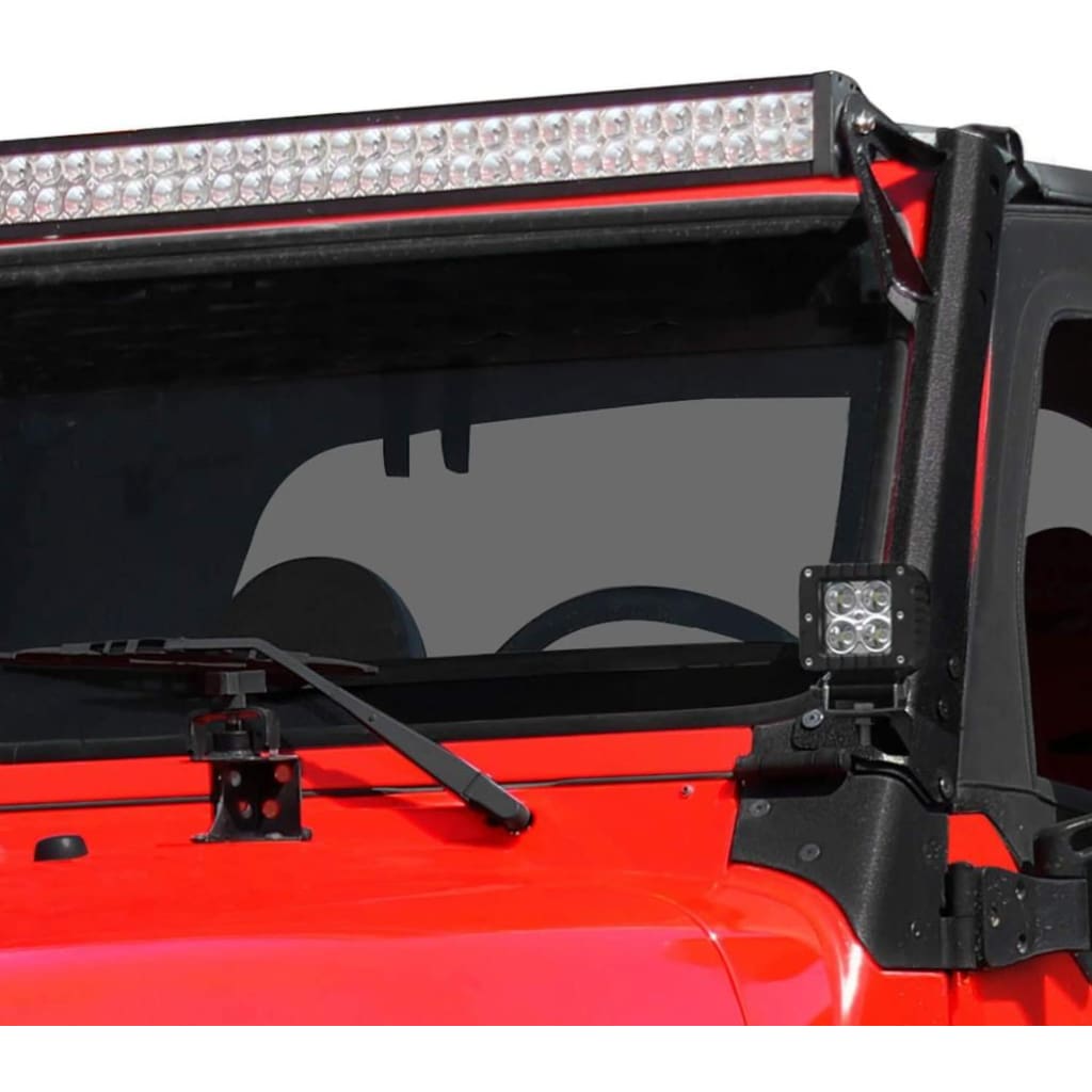 LED Light Bar & Pod Brackets (For Jeep Wrangler)