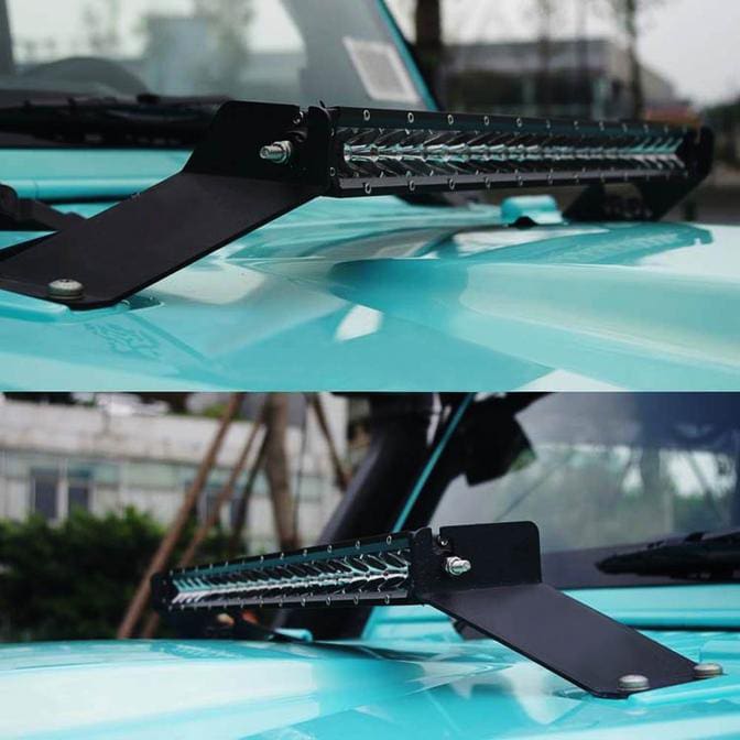 LED Light Bar & Pod Brackets (For Jeep Wrangler)