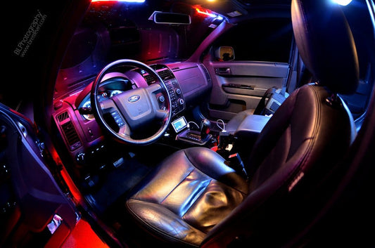 The Most Popular Colors in LED Lights for Car Interior