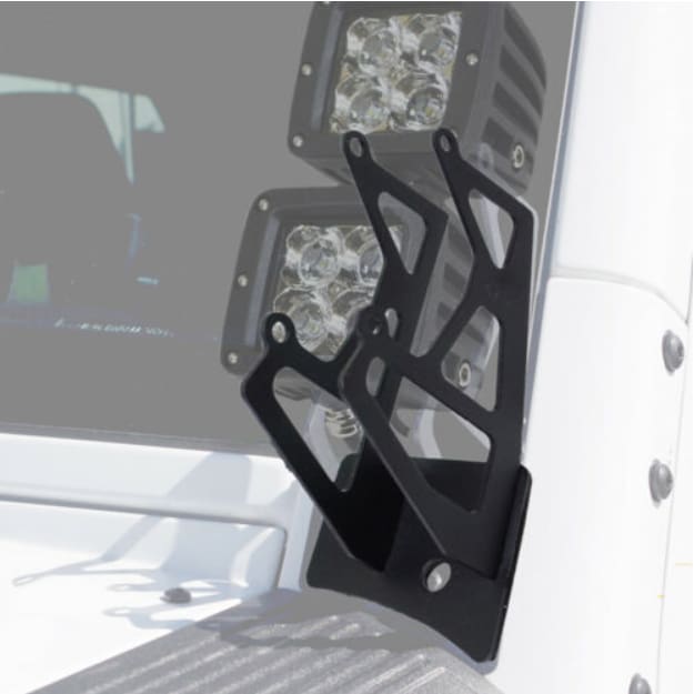 LED Light Bar & Pod Brackets (For Jeep Wrangler)