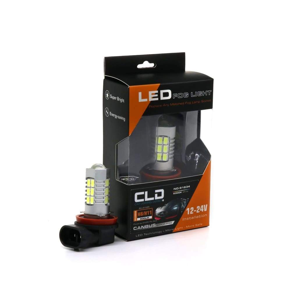 LED Fog Light Replacement Bulbs (2 Bulbs) - Car Lighting District 