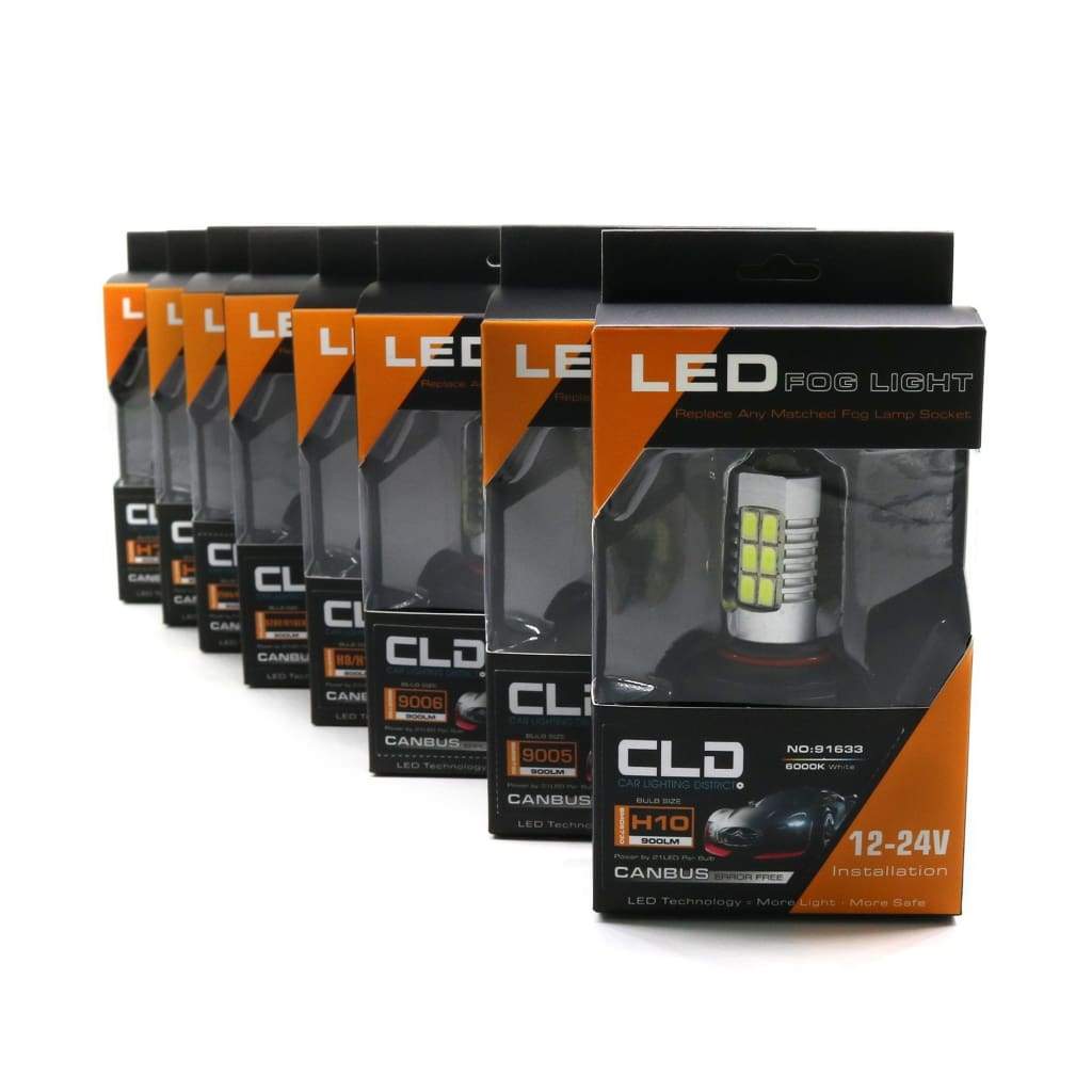 LED Fog Light Replacement Bulbs (2 Bulbs) - Car Lighting District 
